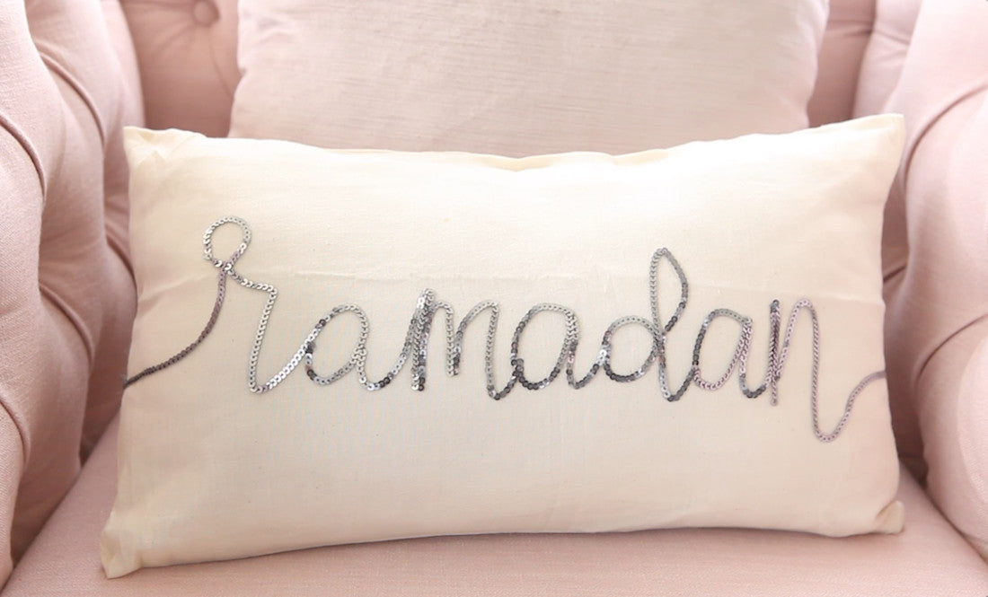 DIY Sequin Pillow