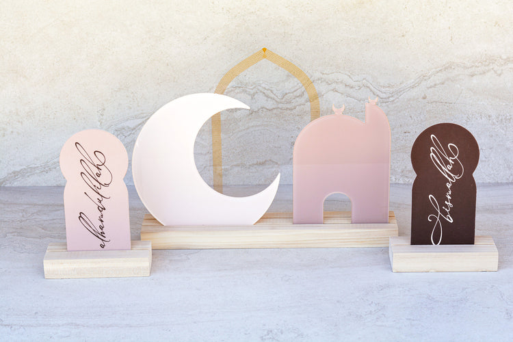 Luna 1pc Centerpiece-small base