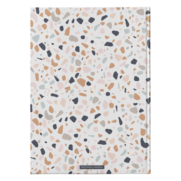 Terrazzo bismallah hardcover journal