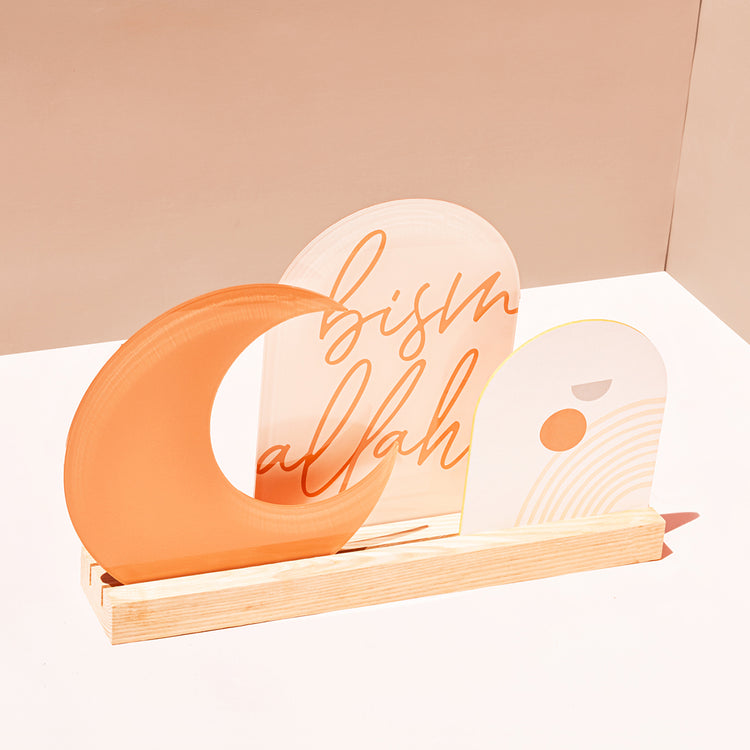 Luna Bismallah acrylic sign