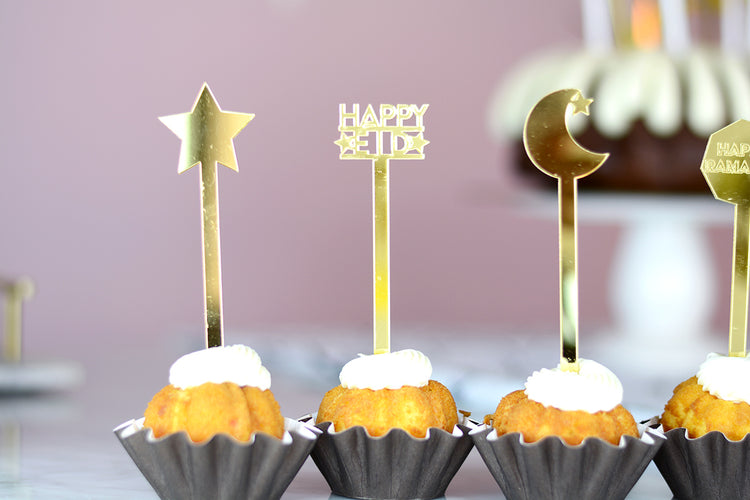 Acrylic pick / stirrers - Happy Ramadan