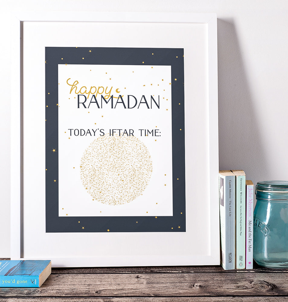 Constellation Iftar Time Printable ModernEID