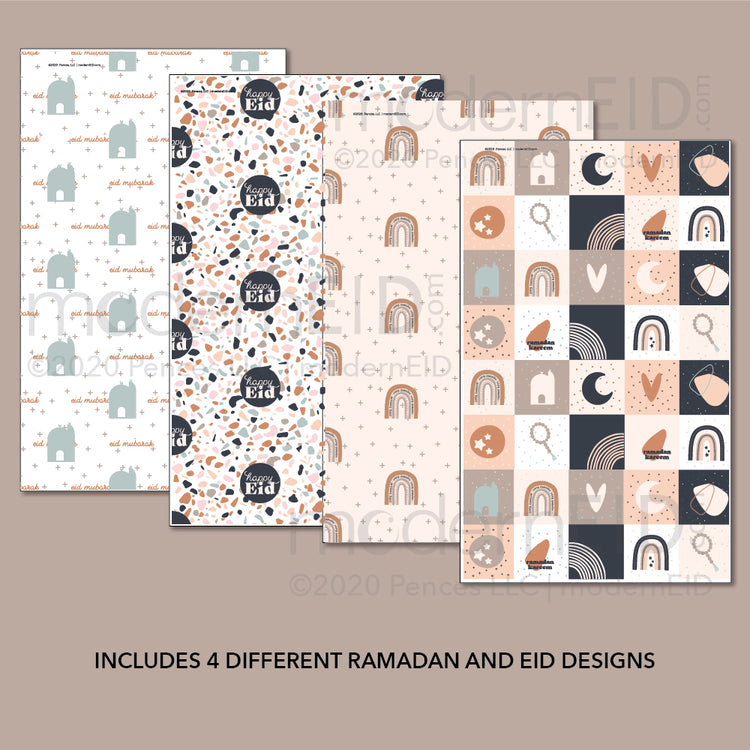 Luna Ramadan Wrapping Paper printable