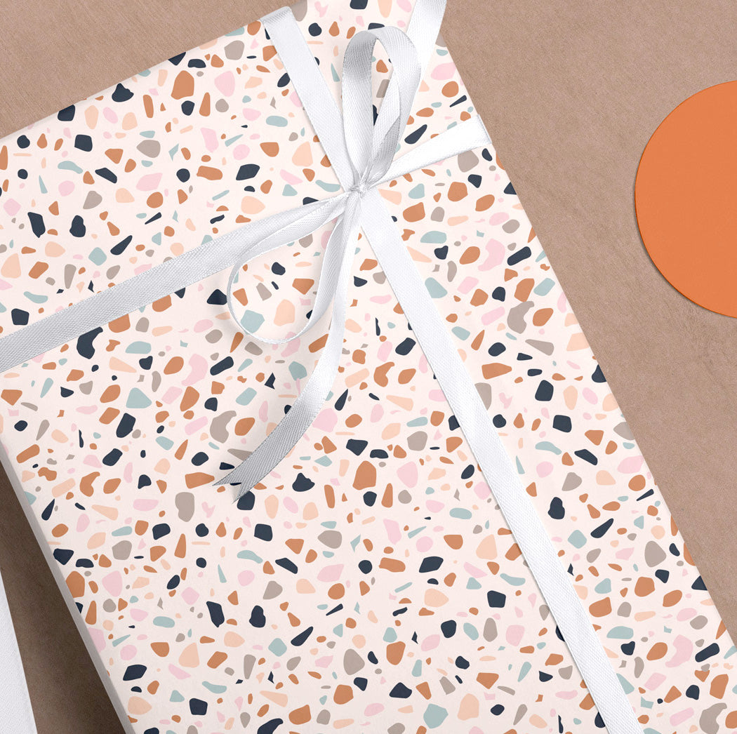 Terrazzo Wrapping Paper printable – modernEID