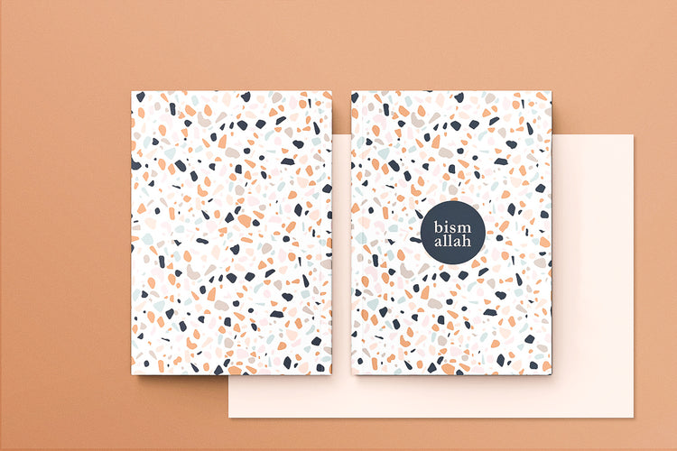 Terrazzo bismallah hardcover journal