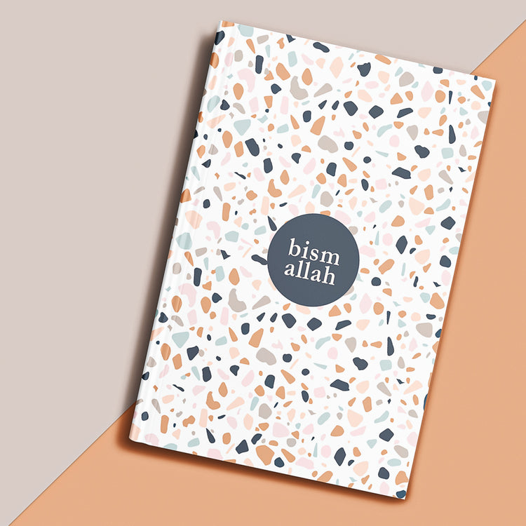 Terrazzo bismallah hardcover journal