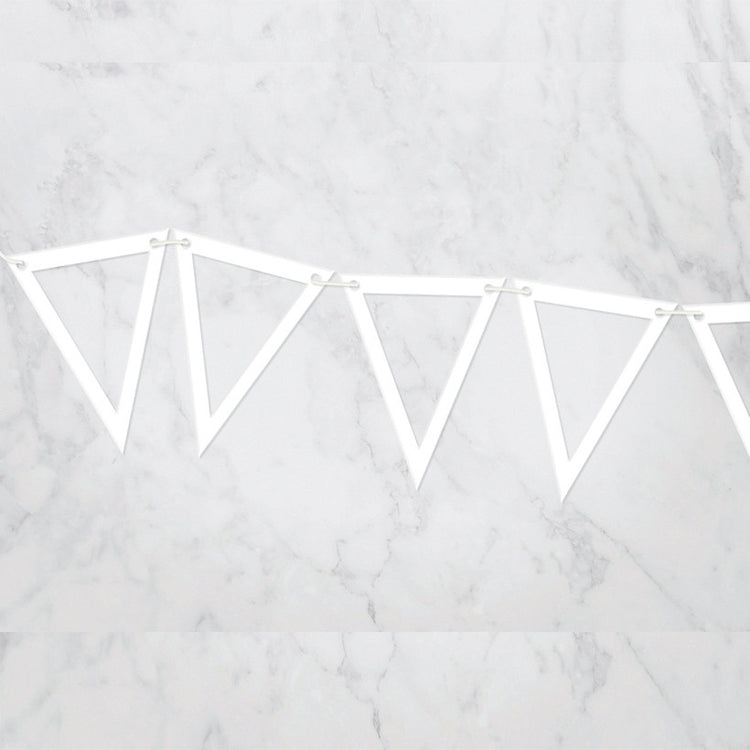 Acrylic Outline pennant banner