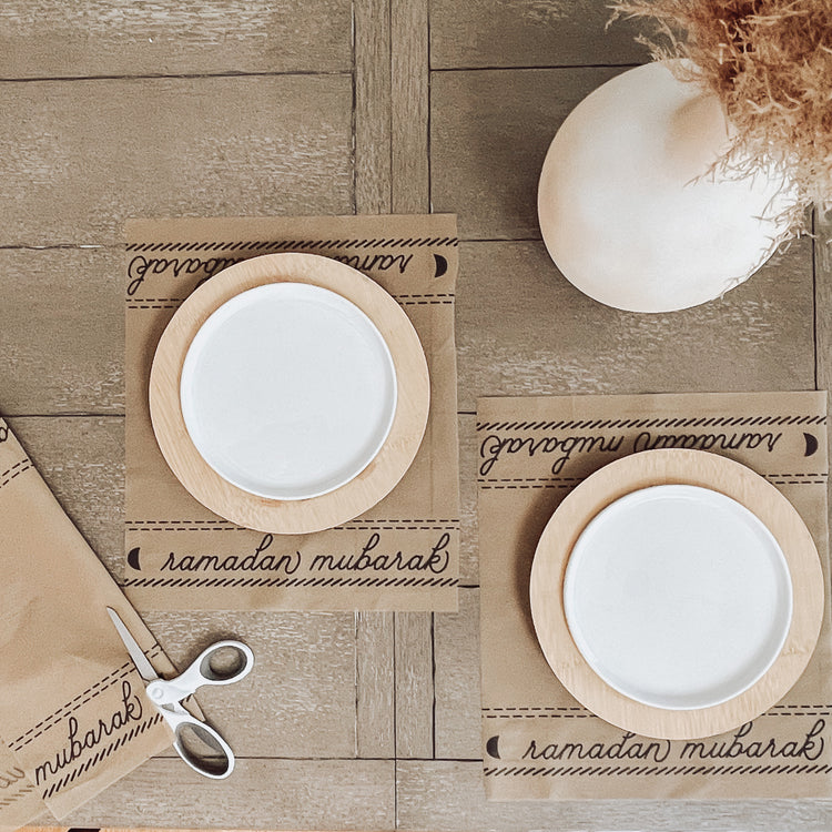 Ramadan Boho disposable table runner-2 pack