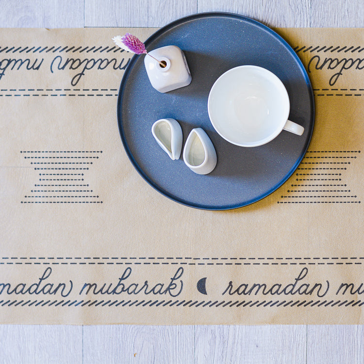 Ramadan Boho disposable table runner-2 pack