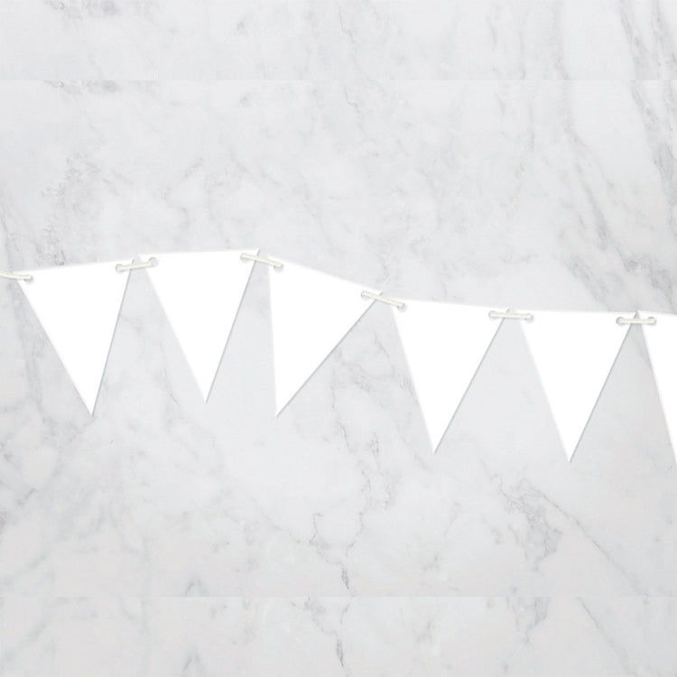 Acrylic solid pennant banner