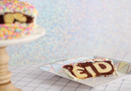 Eid hidden message cake DIY