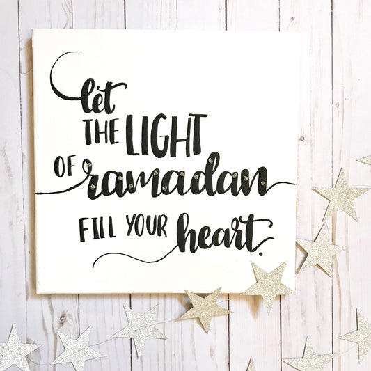 Lighted Canvas Art for Ramadan DIY -Video