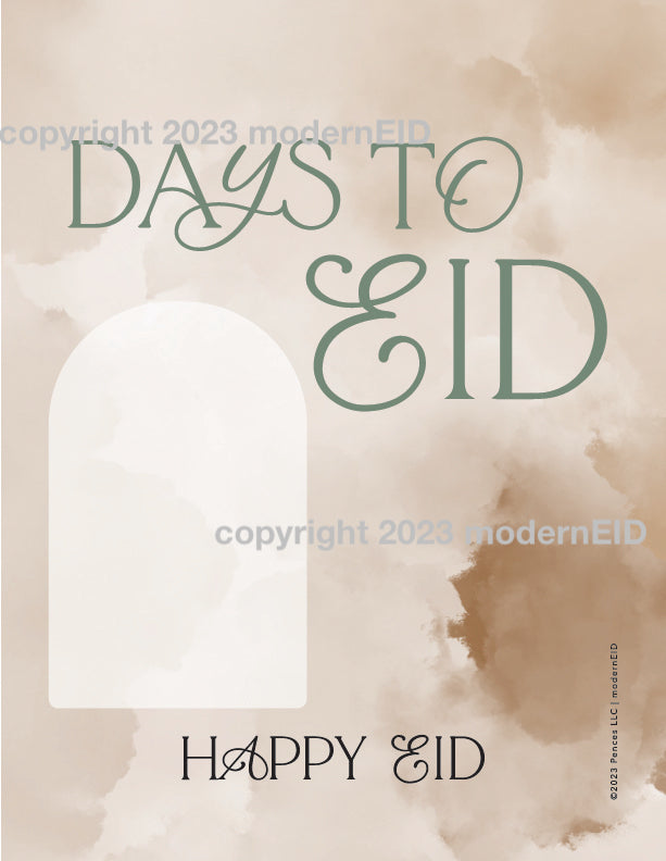 Qadad Eid Countdown printable