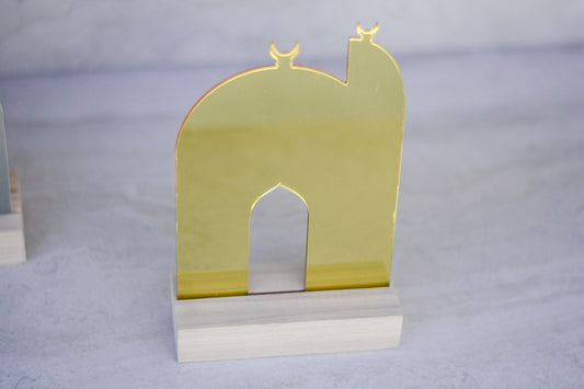 AyshaHarunXmodernEID Luna Gold Mosque Acrylic