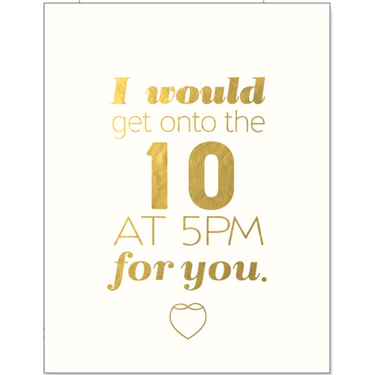 I’d get onto the 10 greeting card