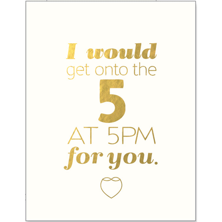 I’d get onto the 5 greeting card