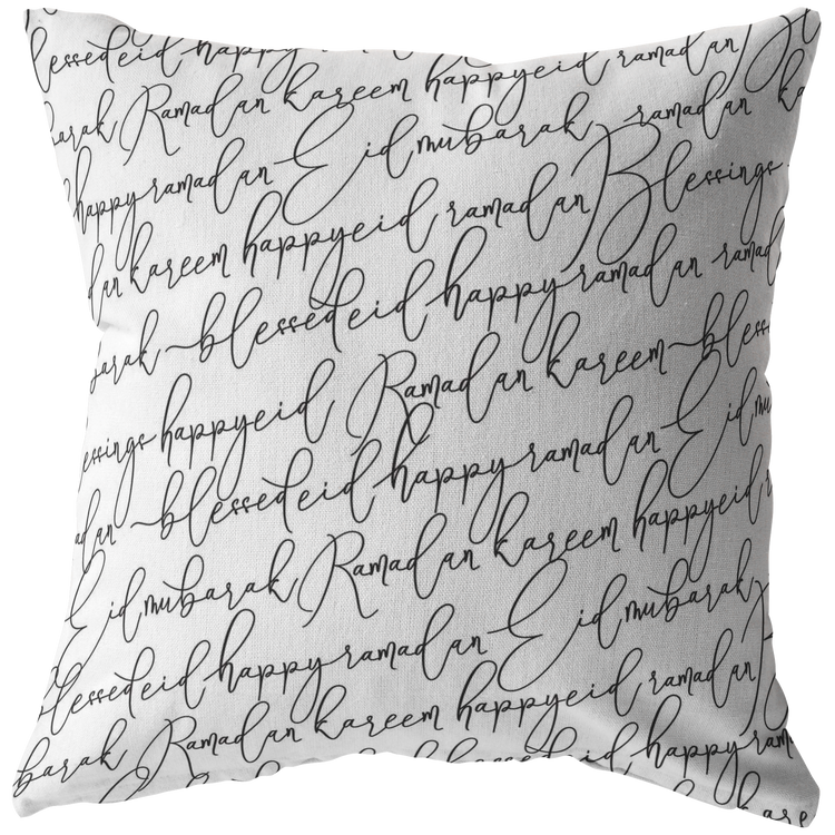 Ramadan Eid Calligraphy Pillow