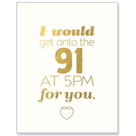 I’d get onto the 91 greeting card