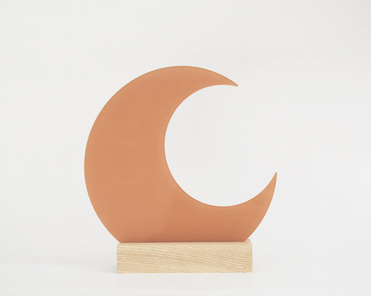 Luna Crescent Moon-clay