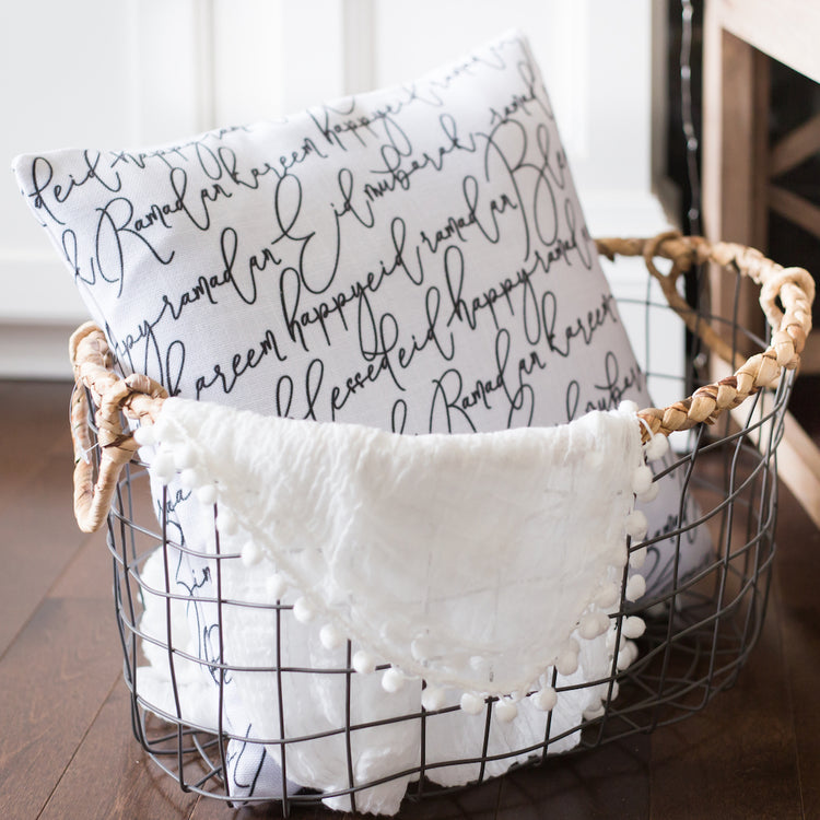 Ramadan Eid Calligraphy Pillow