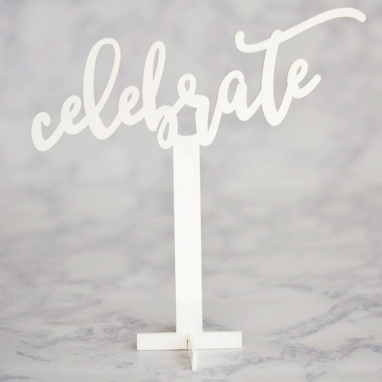 Acrylic Centerpiece- Celebrate