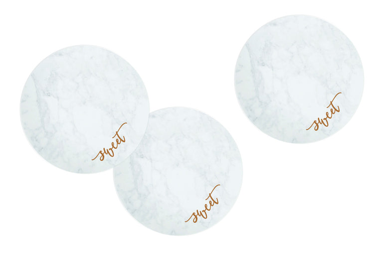 Dessert Coasters- marble