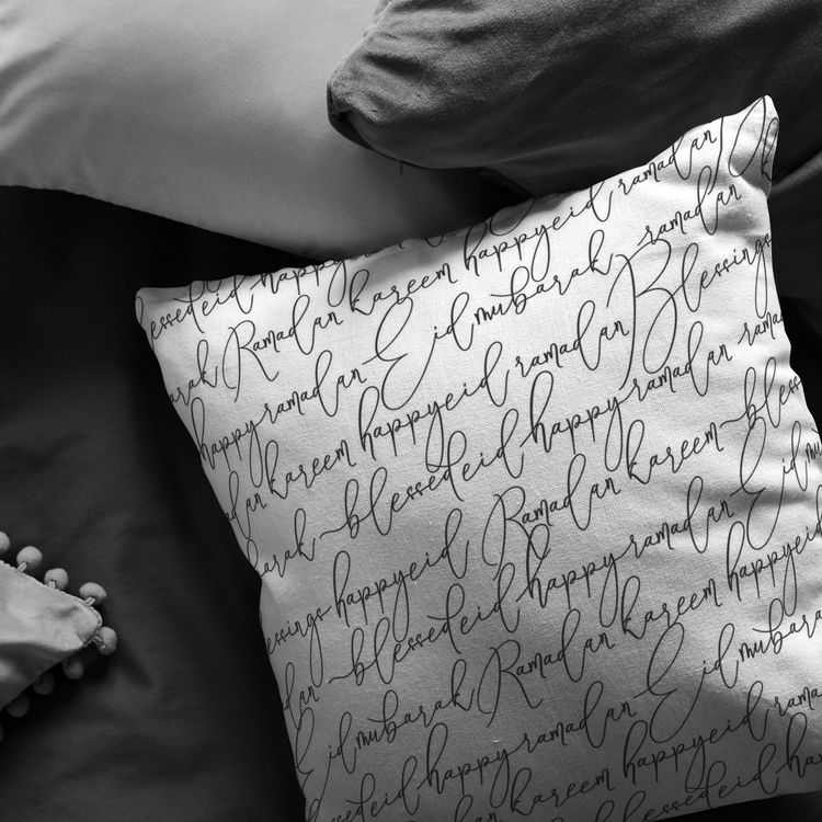 Ramadan Eid Calligraphy Pillow