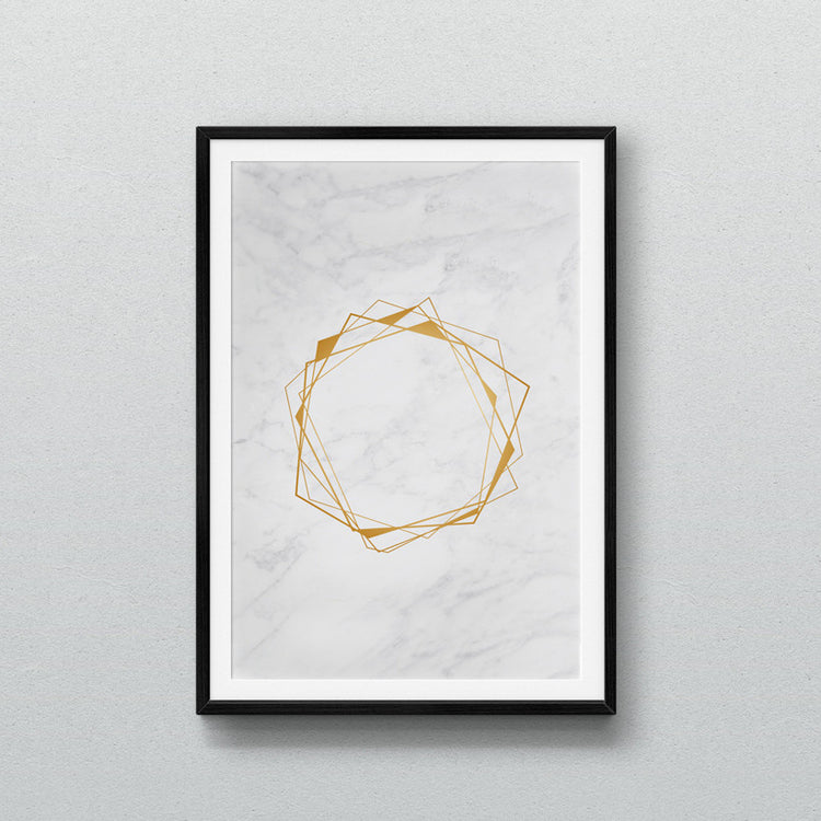 Art print-Marble Geode