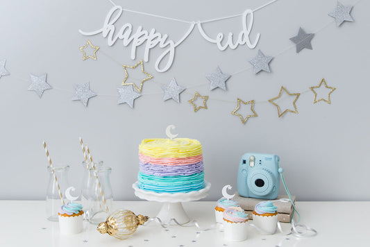 Glitter Star Garland