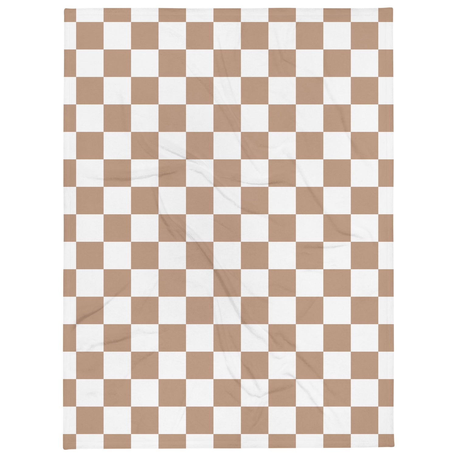 checker plush blanket home decor neutral beige