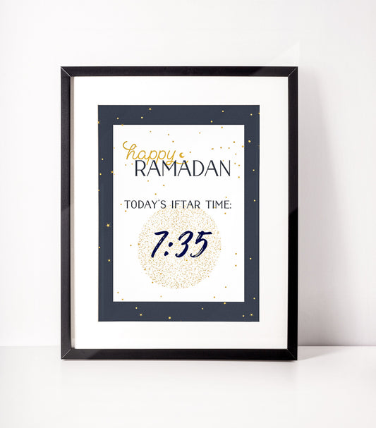 Constellation Iftar Time printable