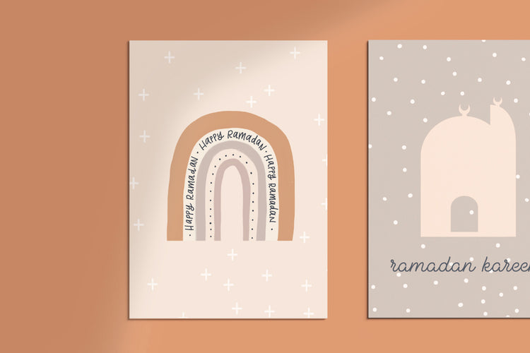 Luna Ramadan/Eid Greeting Cards printable