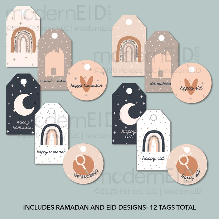 Luna Ramadan/Eid Gift Tags printable