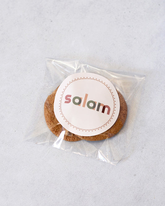 Peace & Salam Round Sticker