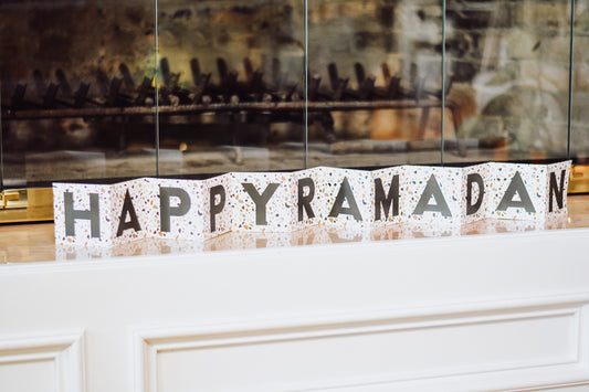 Terrazzo Ramadan Accordion banner printable