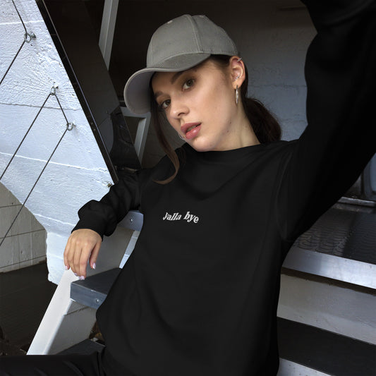 Yalla Bye embroidered sweatshirt