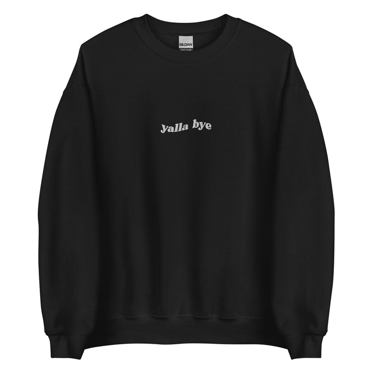 Yalla Bye embroidered sweatshirt